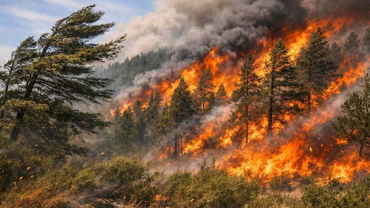 fuego en Avila