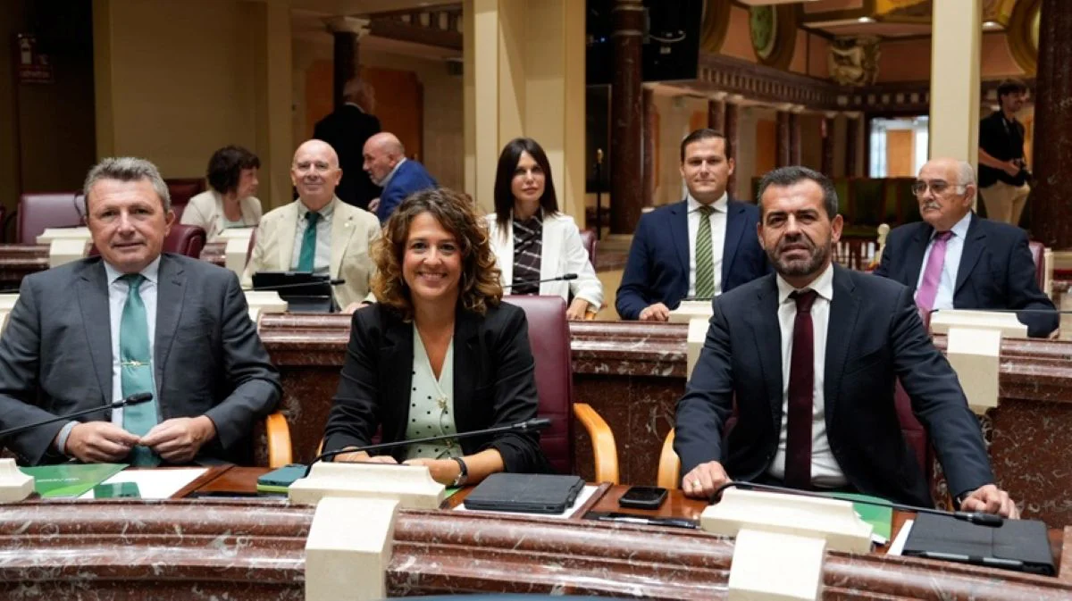 diputados de VOX en la Asamblea Regional