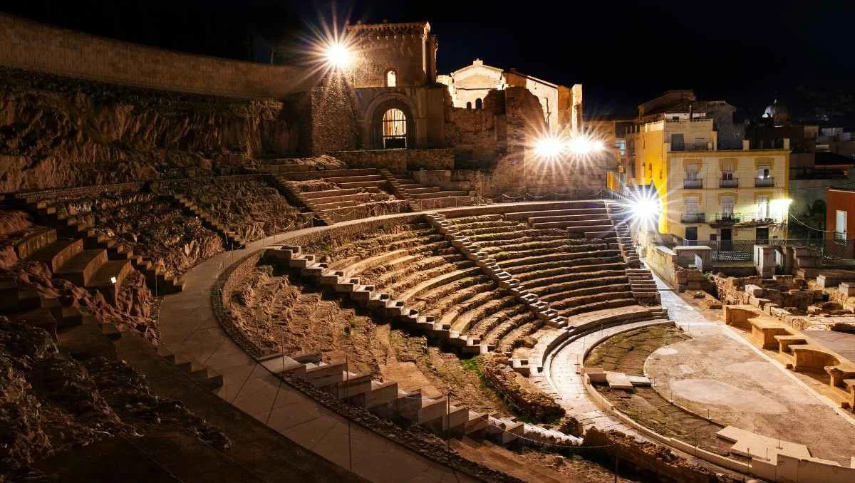 Teatro Romano CT noche