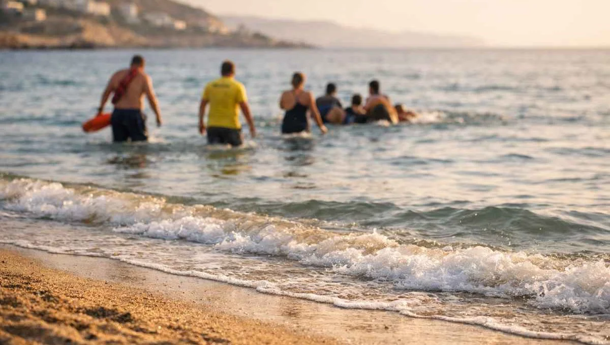 Recreación del suceso en Almería IA