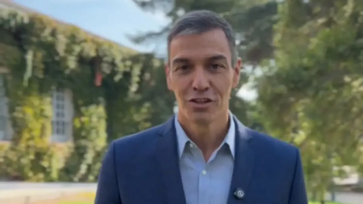 Pedro Sánchez en sus redes sociales