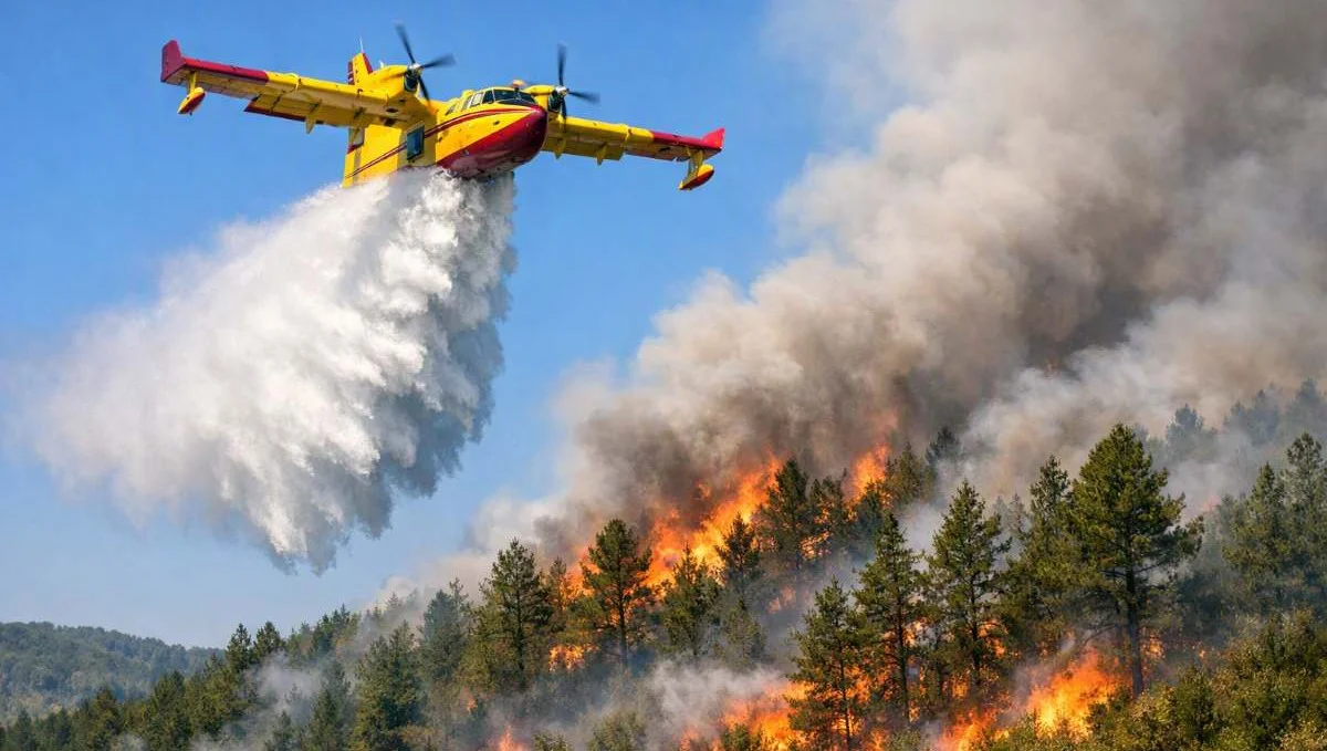 antiincendio hidroavion