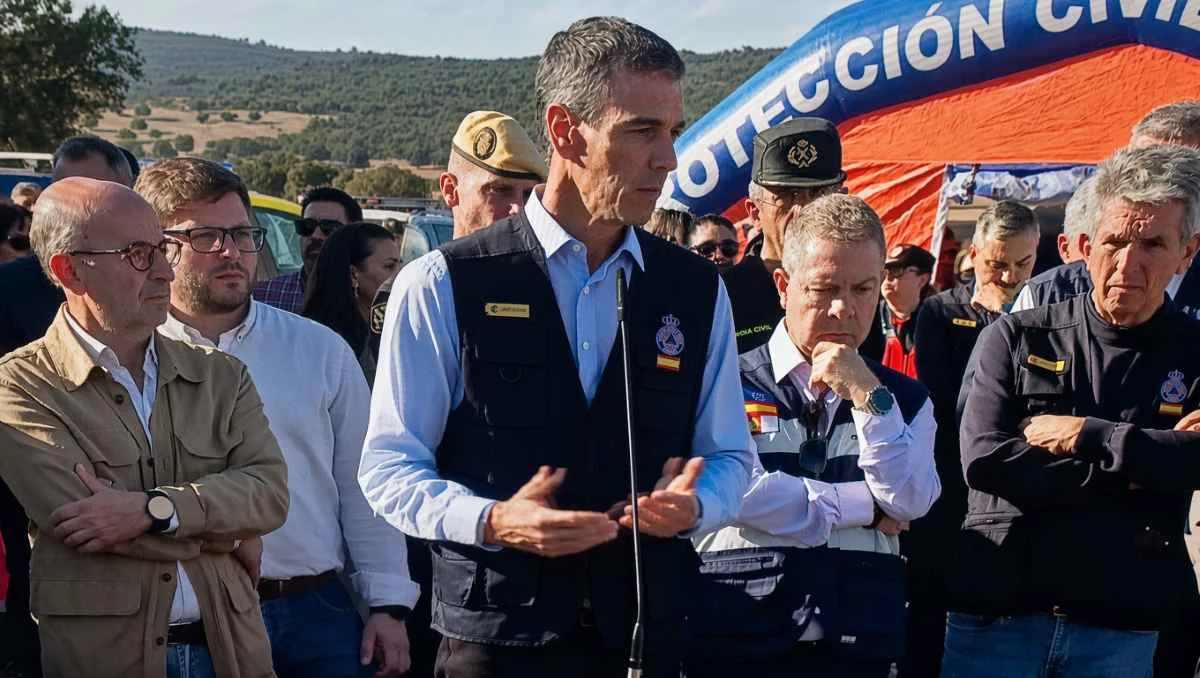 Sánchez desde el puesto de mando LA BANDERA