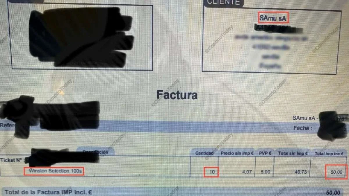 Factura SAMU Canario Today La Gaceta