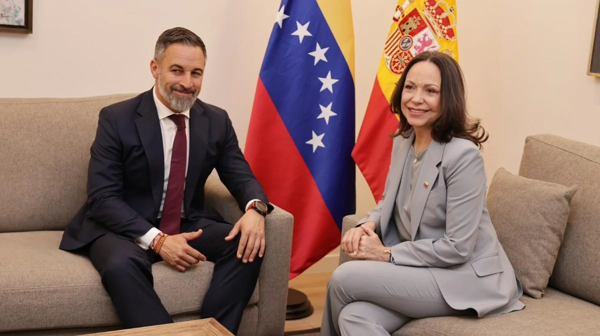 Abascal y Corina Machado VOX