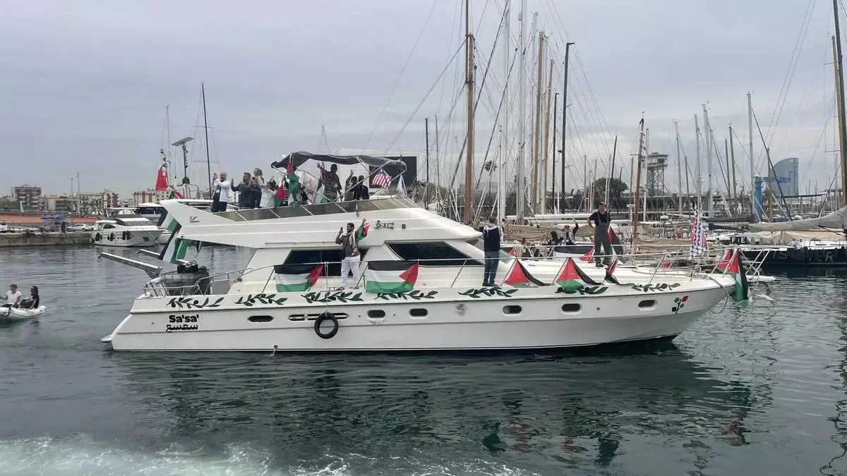Uno de lo barcos a Gaza InfoLibre