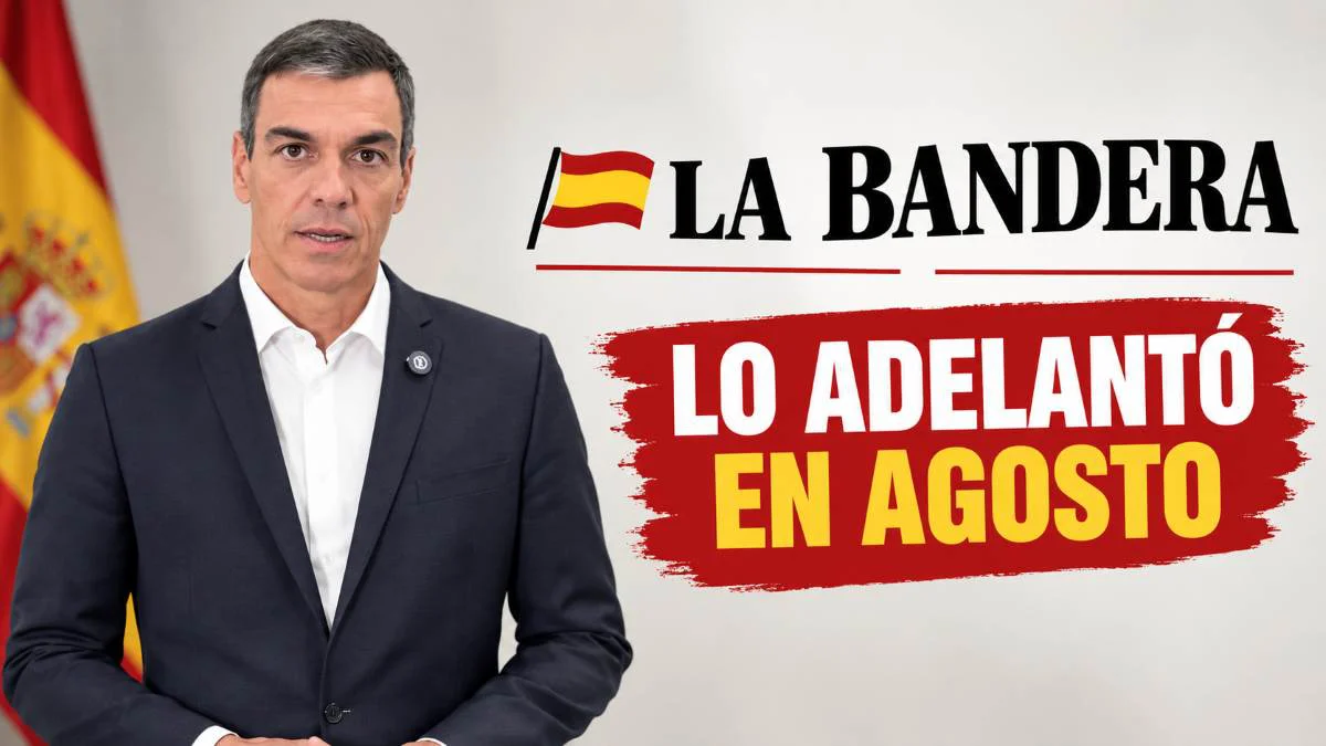 LA BANDERA LO ADELANTÓ