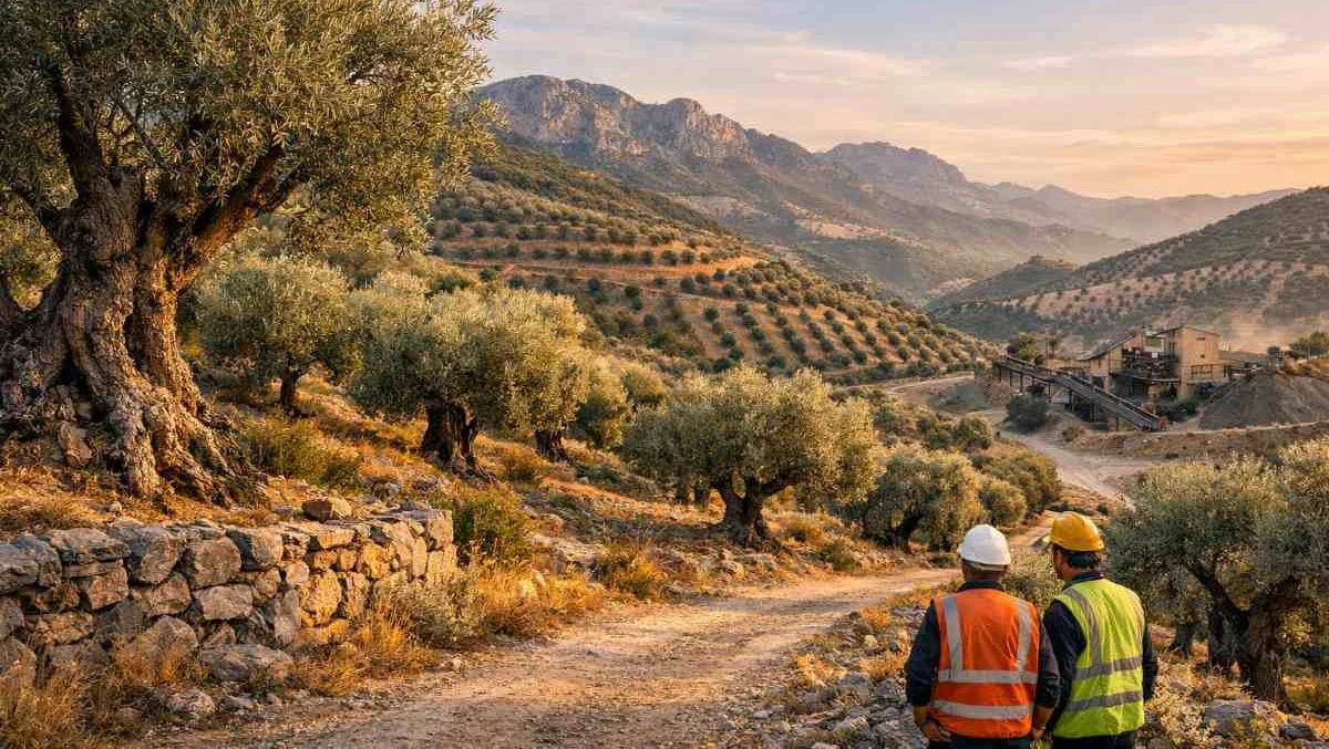 Olivos de montaña IA