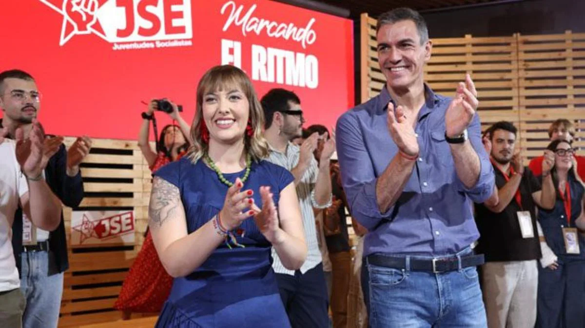 Aranzazu Figueroa con Pedro Sánchez PSOE