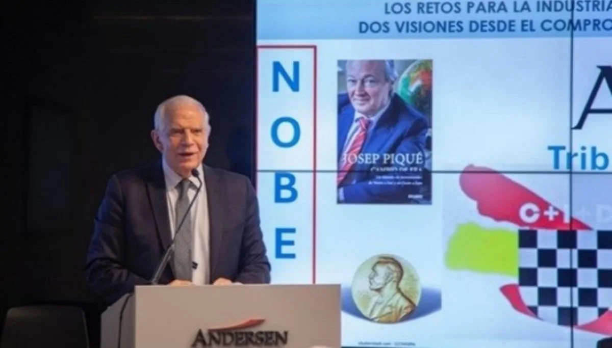 Josep Borrell, durante su intervención como ponente invitado en la IV Reunión del Consejo Asesor, celebrada en Madrid