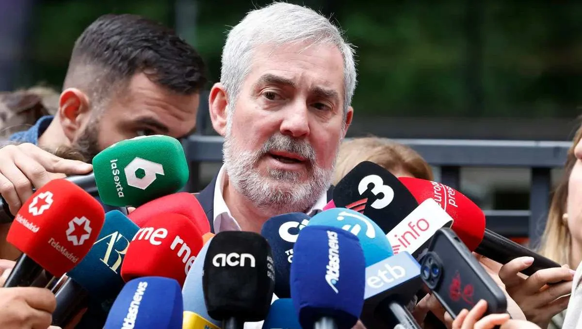 Clavijo ante los medios Antena 3