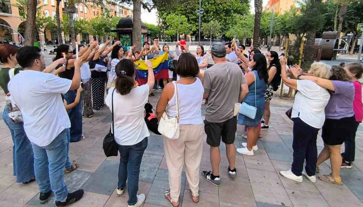 Concentración de la Asociación de Venezolanos de la Comarca de Cartagena