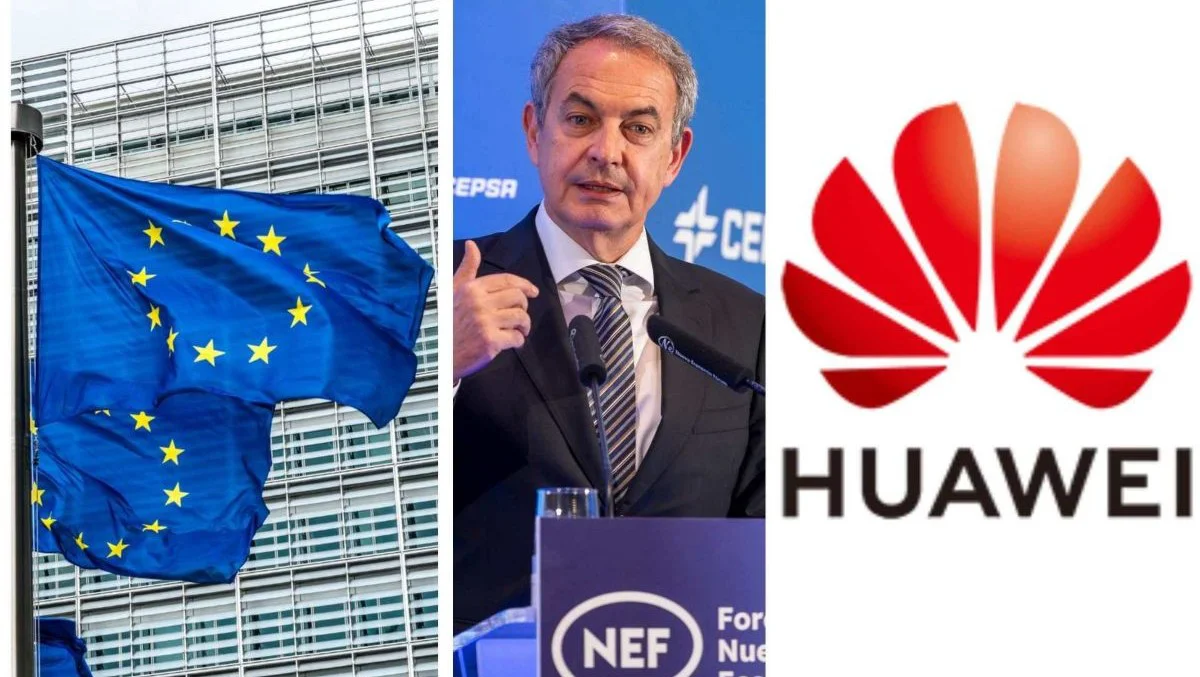 Zapatero y Huawei Hispanidad