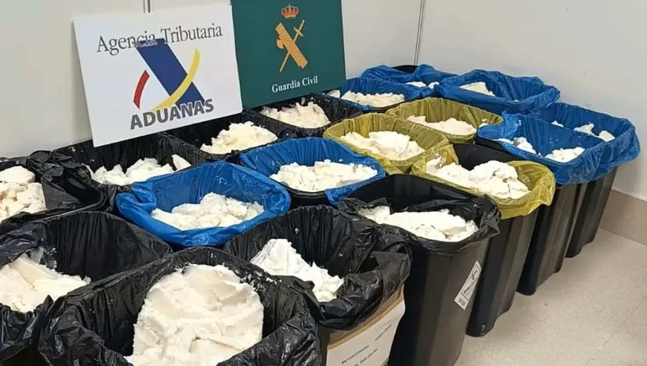 Metanfetamina incautada por la Guardia Civil