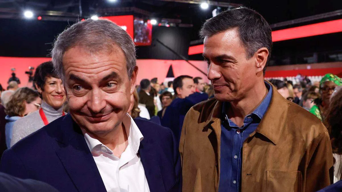 Zapatero y Pedro Sánchez El Diario