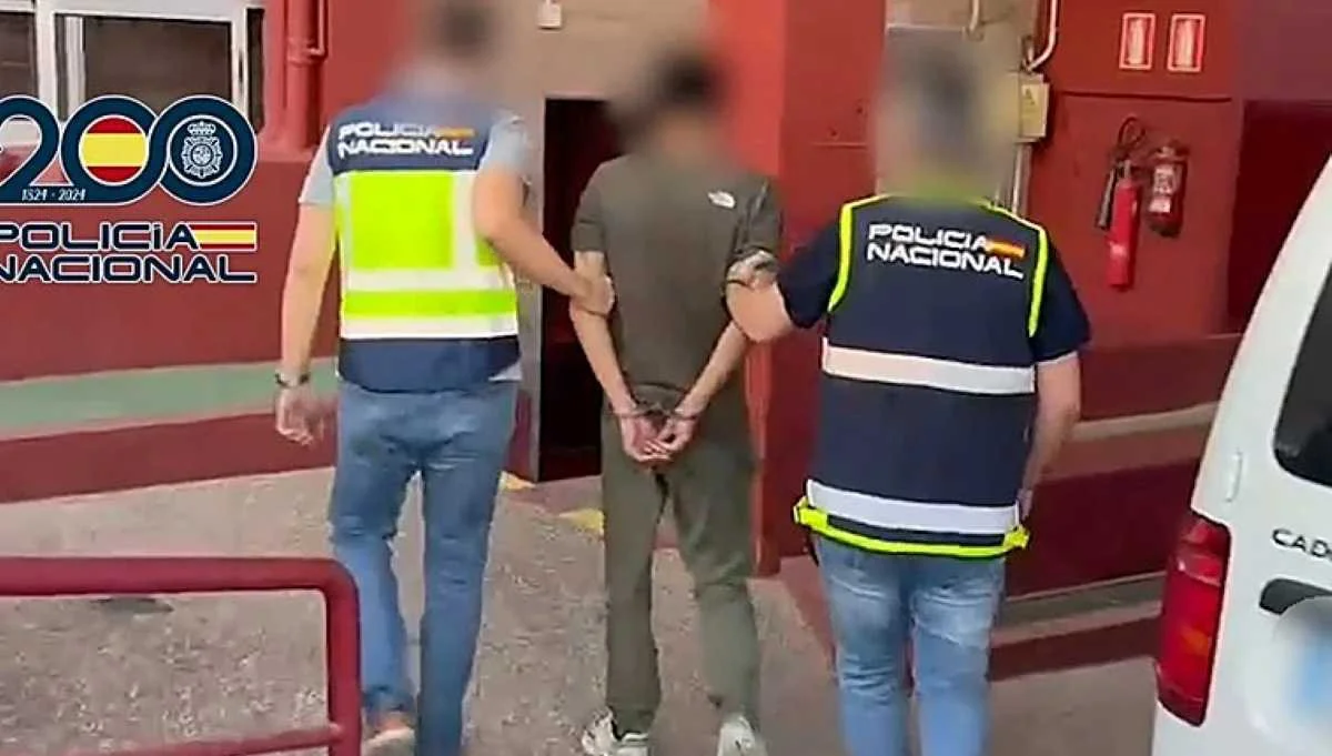 Detención del magrebí Policía Nacional