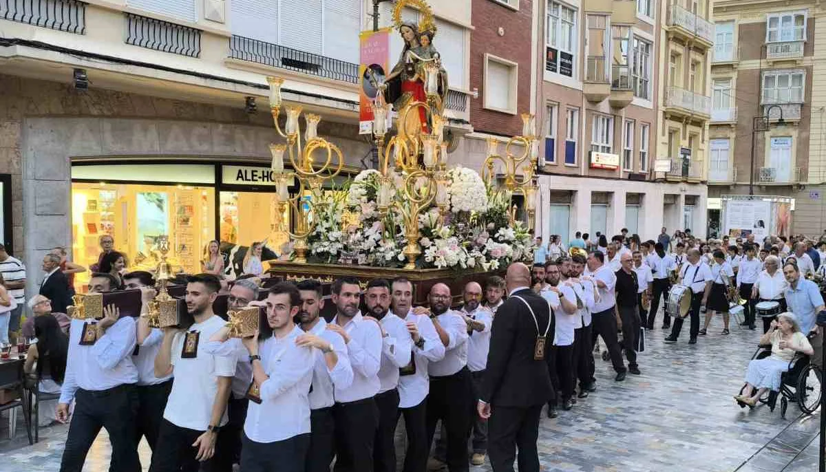 Virgen Carmen procesión CT